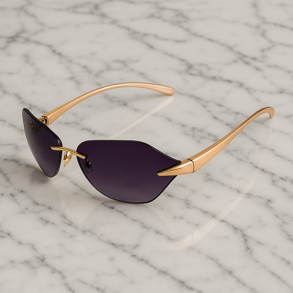 Carlo™ Rimless Polarized Sunglasses - Axel Ross