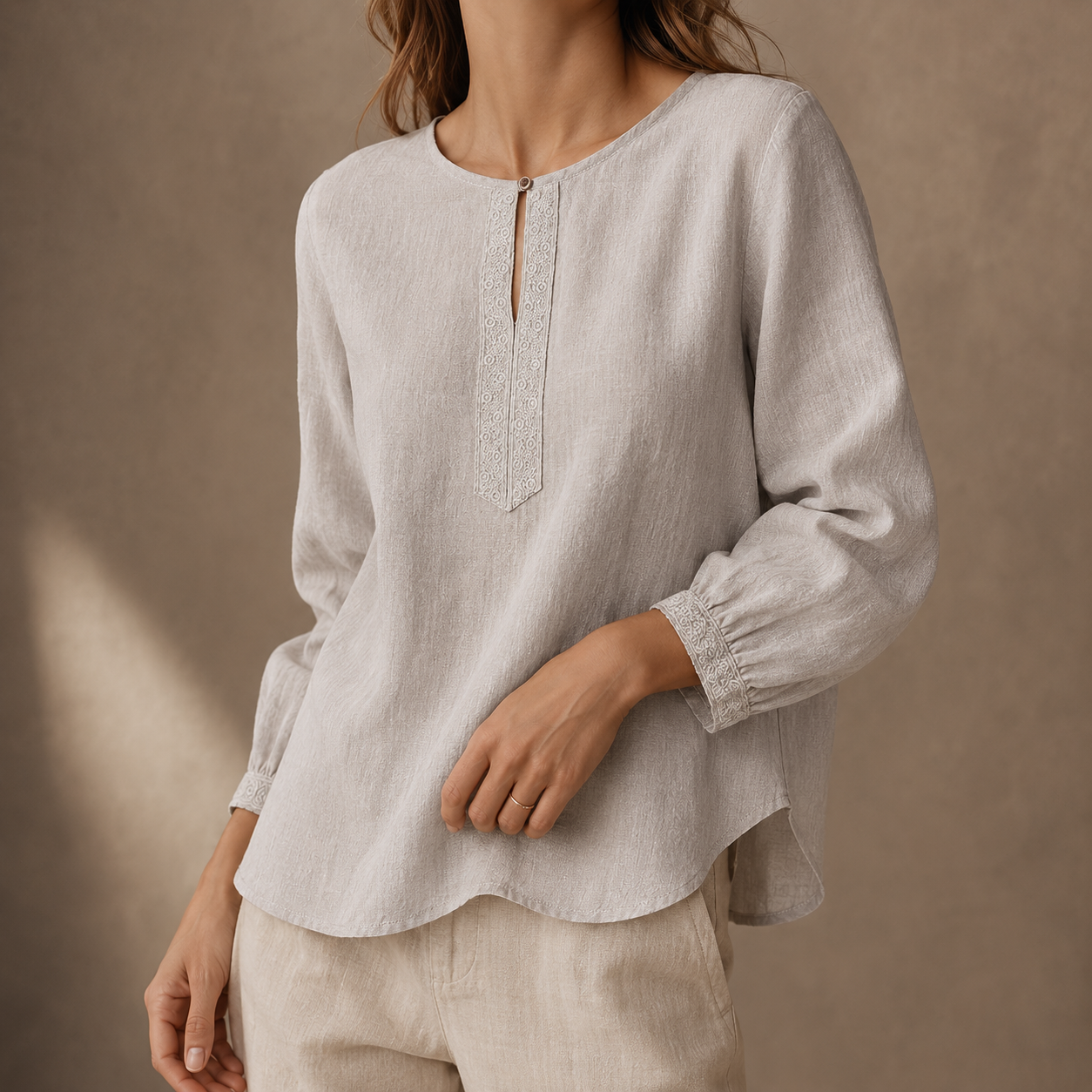 Liora Linen Blouse