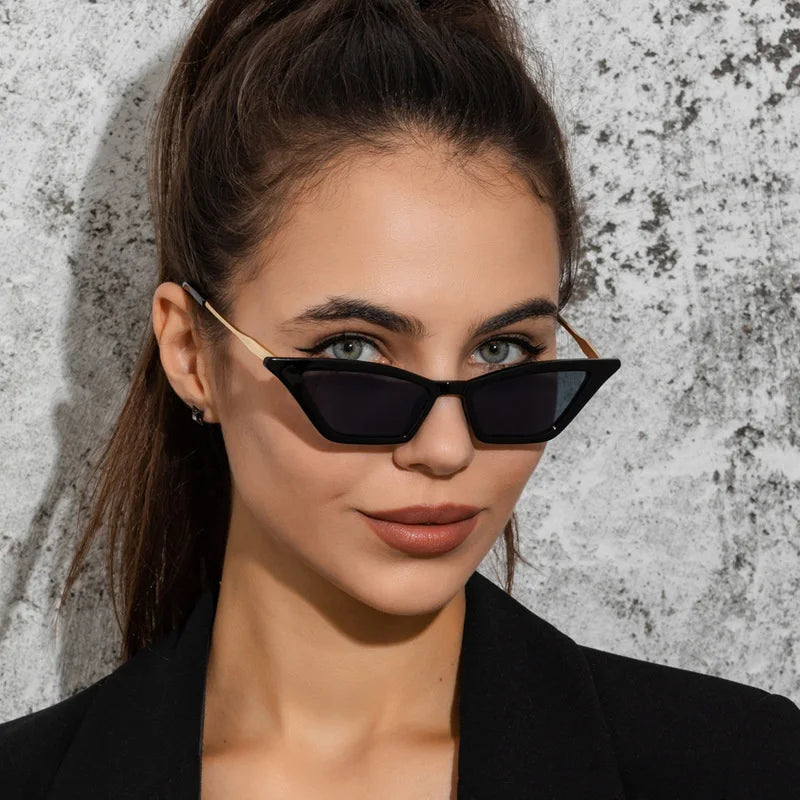 "Aurora Noir" Cat-Eye Sunglasses - Axel Ross
