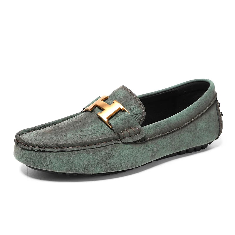 Classic Blue Men's Loafers Big Size 48 Comfy Leather Casual Shoes Men Lightweight Driving Shoes Men Moccasins zapatos de hombre - Axel Ross