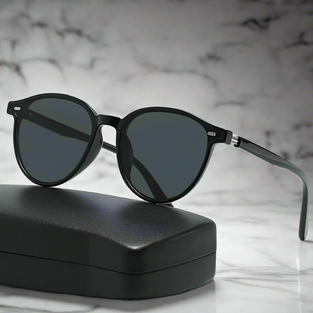 "New York" Round-Frame Sunglasses - Axel Ross