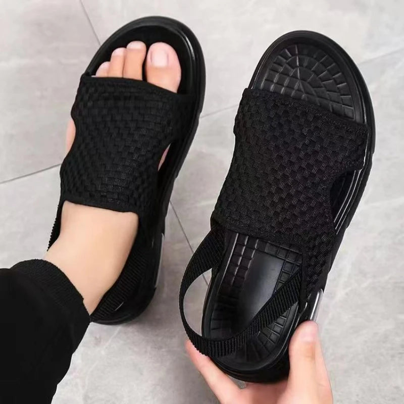 Blackline Cushioned Sandals - Axel Ross