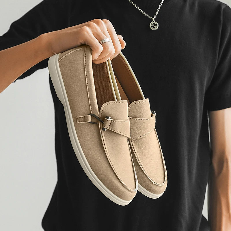 Luciano Suede Loafers - Axel Ross
