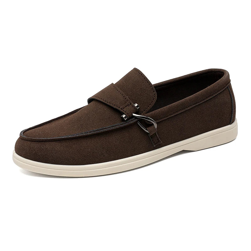 Luciano Suede Loafers - Axel Ross