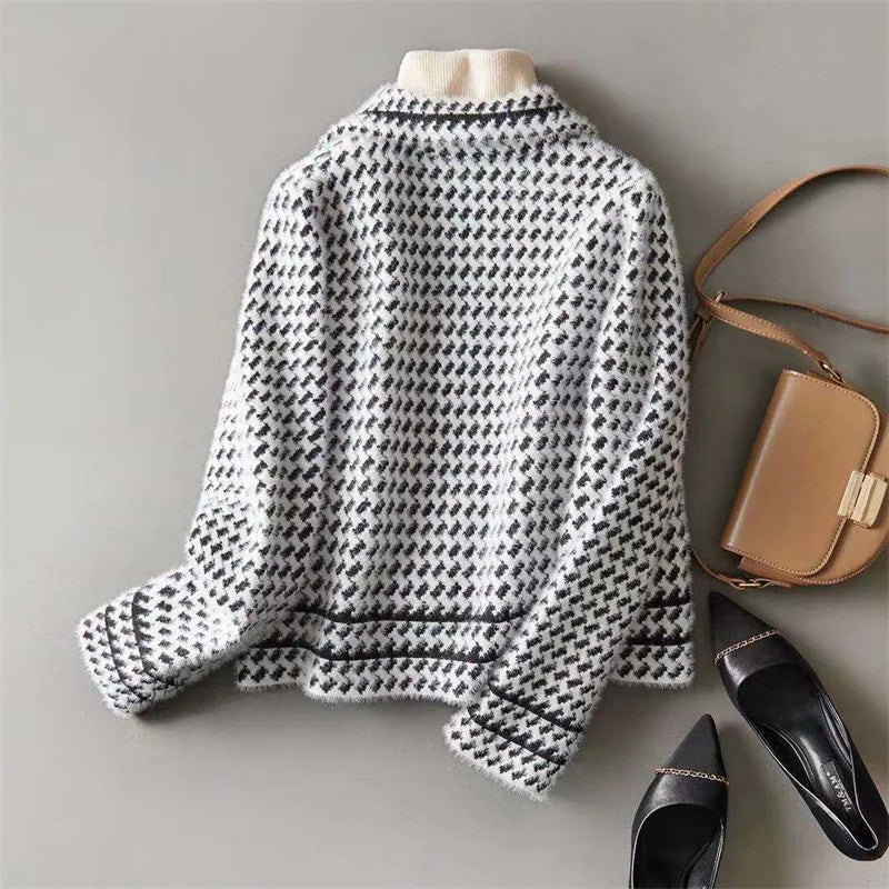 Aubrey Noir Wool Jacket - Axel Ross