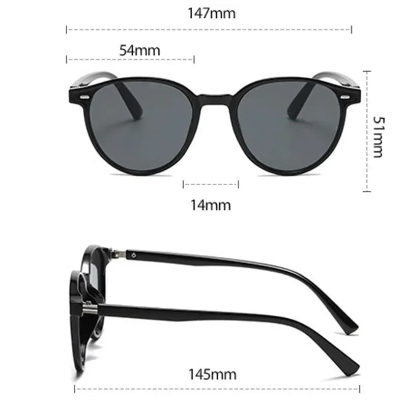 "New York" Round-Frame Sunglasses - Axel Ross