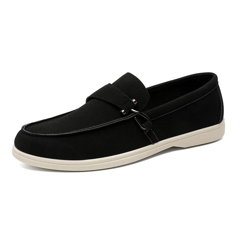 Luciano Suede Loafers - Axel Ross
