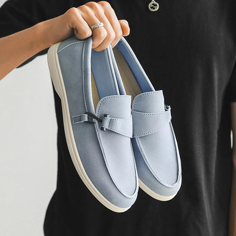 Luciano Suede Loafers - Axel Ross