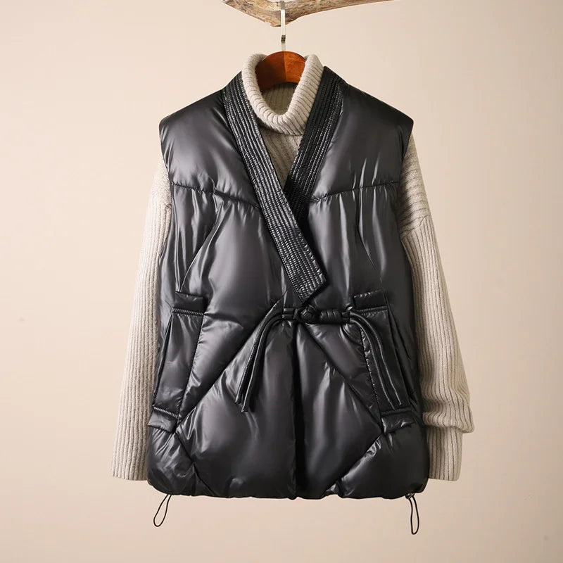 Alessia Tie Vest - Axel Ross
