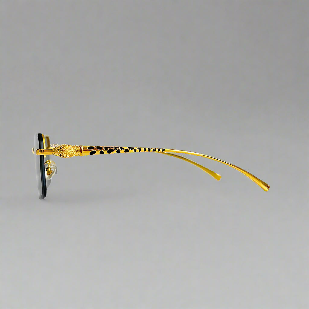 "Leopardo" Square Sunglasses - Axel Ross