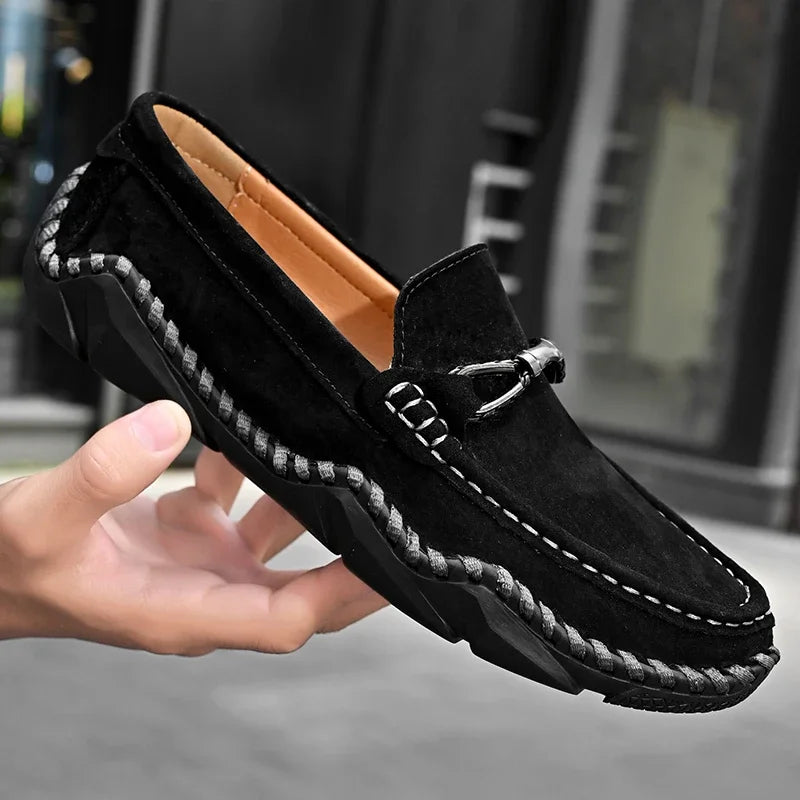 Napoli Leather Loafers - Axel Ross
