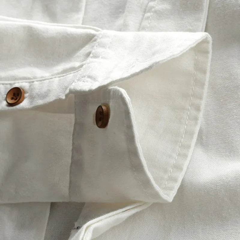 Asuka Japanese Linen Shirt - Axel Ross