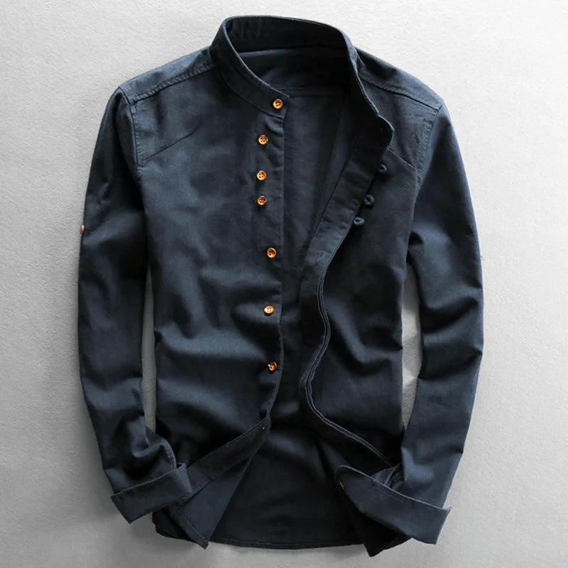Asuka Japanese Linen Shirt - Axel Ross