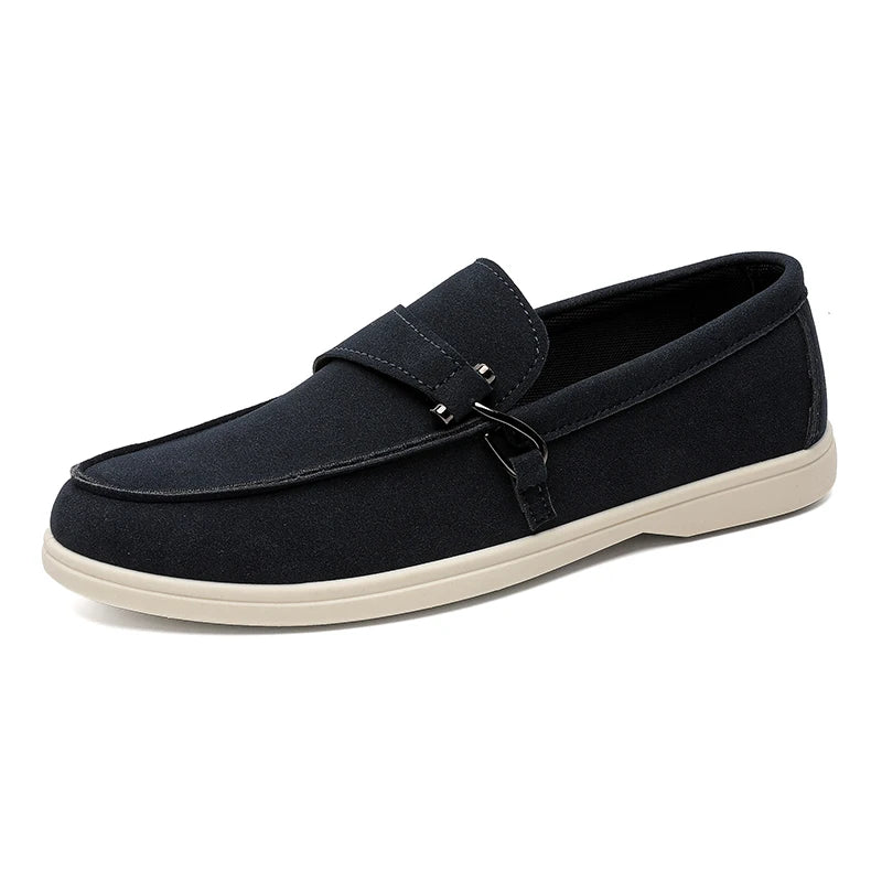 Luciano Suede Loafers - Axel Ross