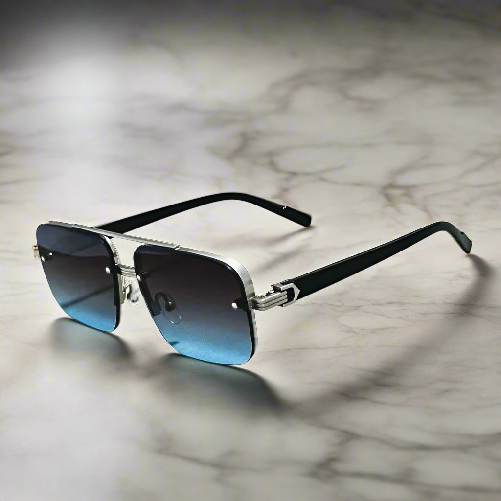 Alberto Lombardi™ Semi-Rimless Sunglasses - Axel Ross