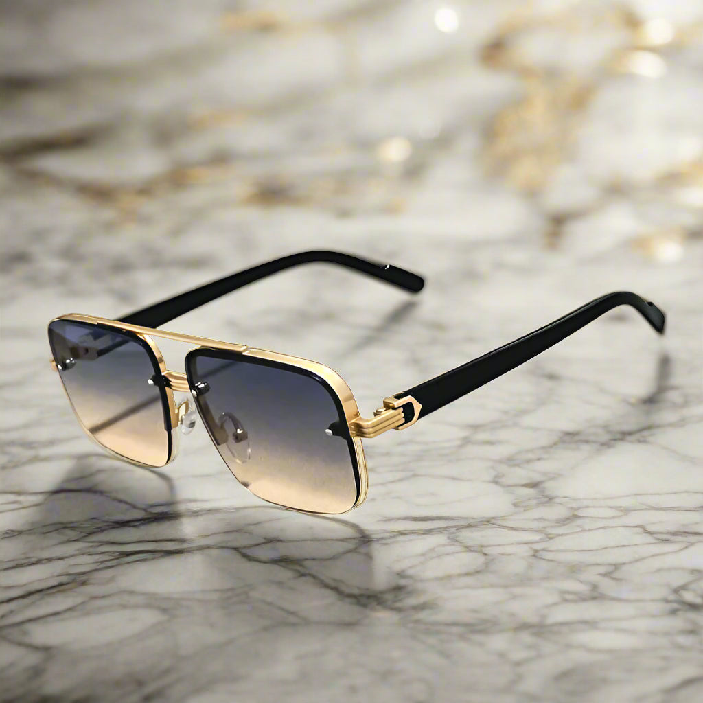 Alberto Lombardi™ Semi-Rimless Sunglasses - Axel Ross