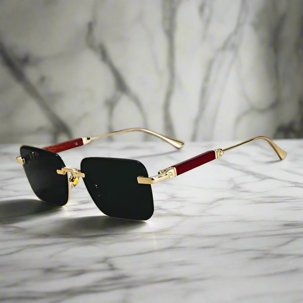 "Monaco" Rimless Sunglasses - Axel Ross