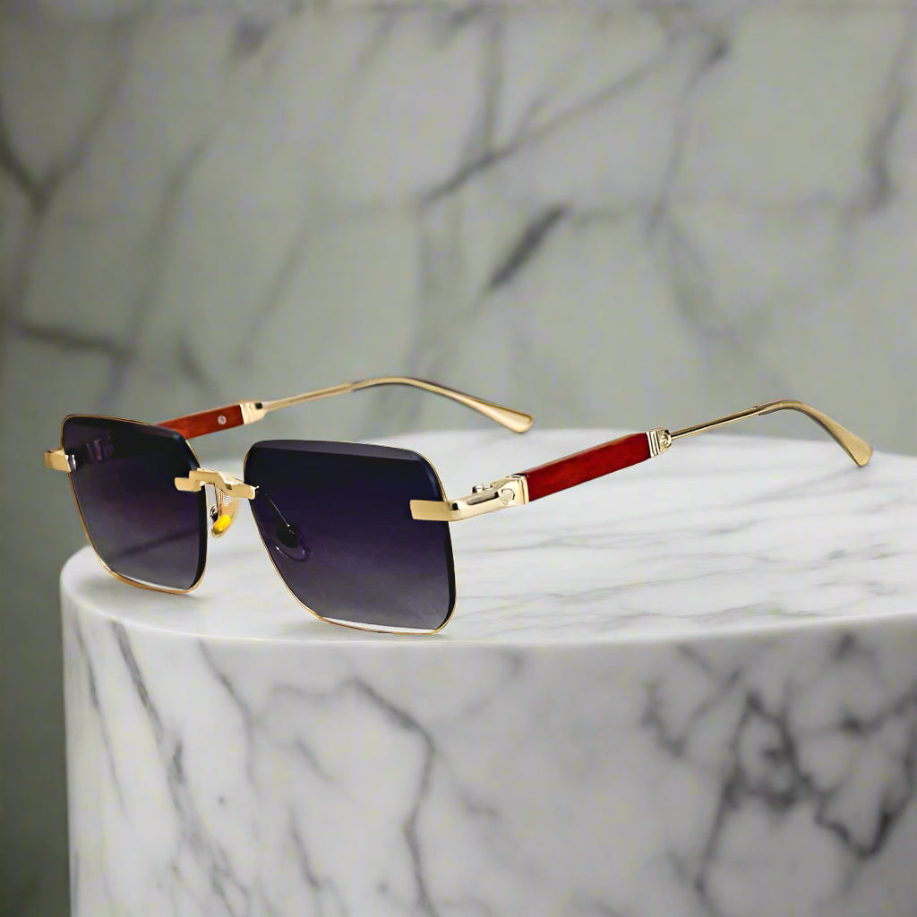 "Monaco" Rimless Sunglasses - Axel Ross