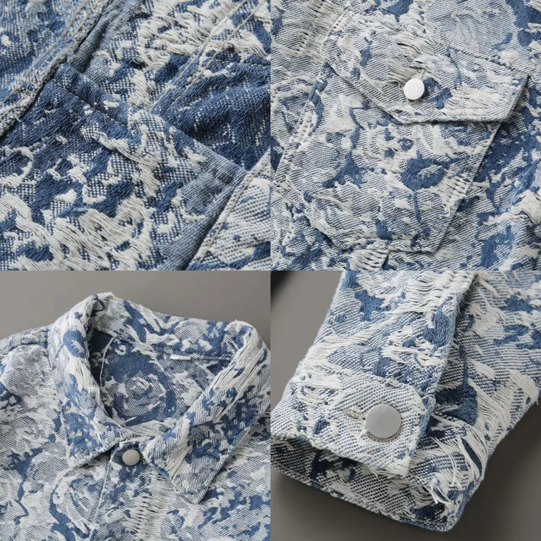 Marlowe Jacquard Jacket - Axel Ross