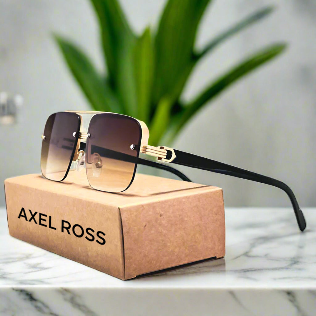 Alberto Lombardi™ Semi-Rimless Sunglasses - Axel Ross