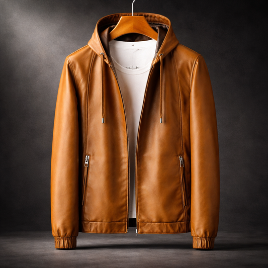 Blackridge Hooded Leather Jacket