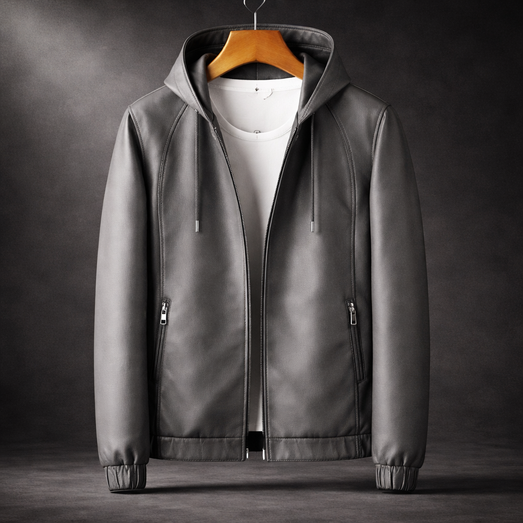 Blackridge Hooded Leather Jacket