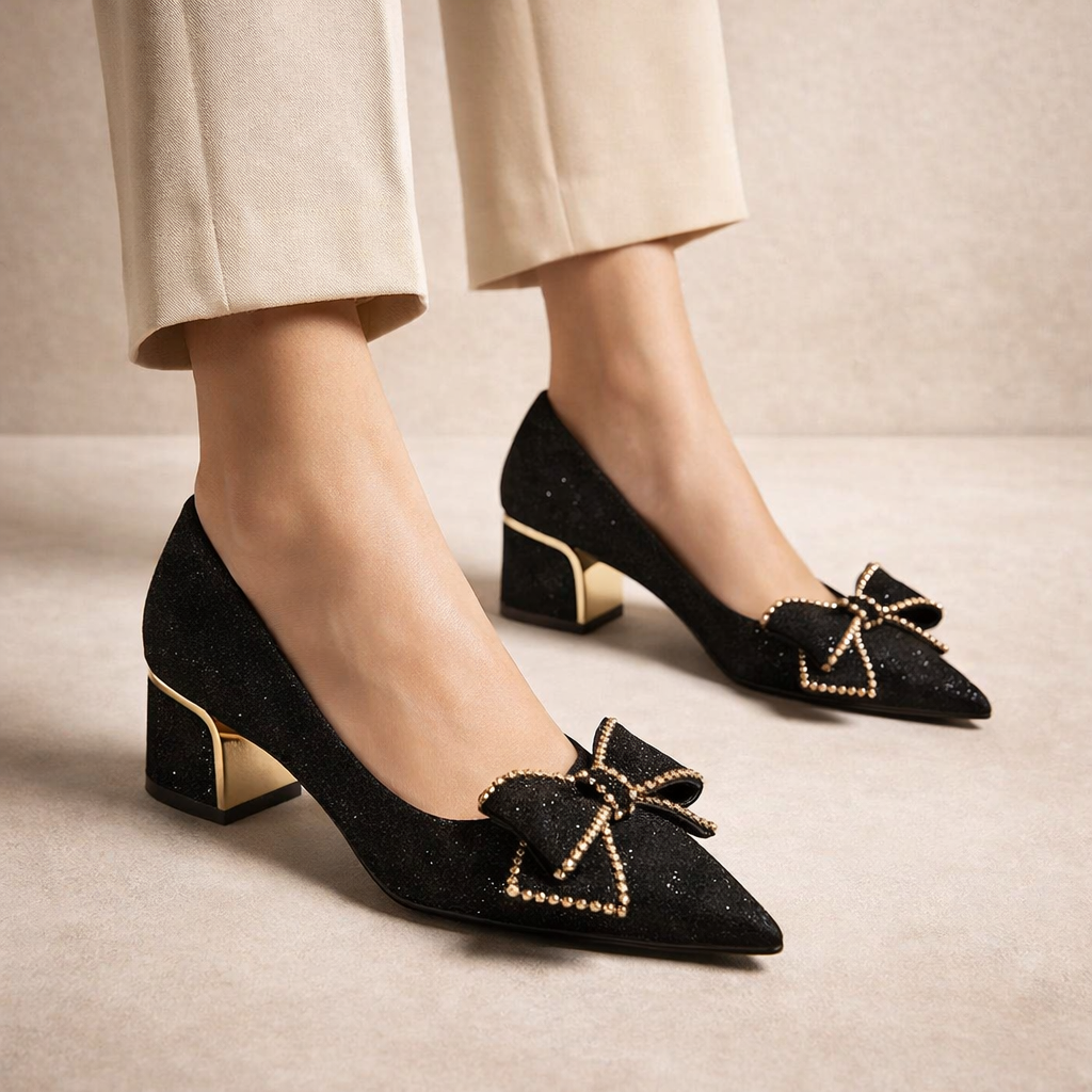 Arabelle Bow Pumps