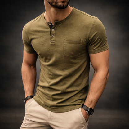 The Drifter Cotton Henley