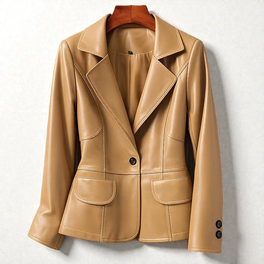 Sienna Sheepskin Leather Jacket