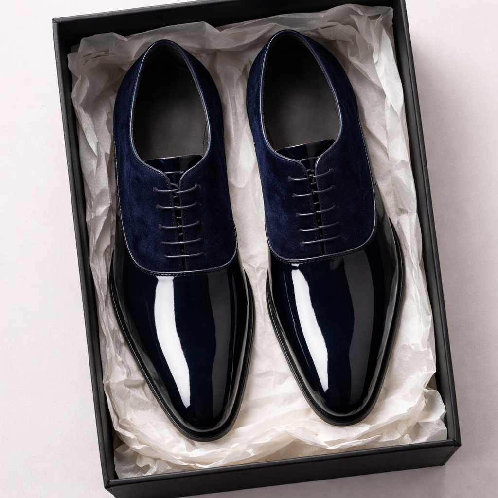 Alvaro Velvet Cap-Toe Oxford