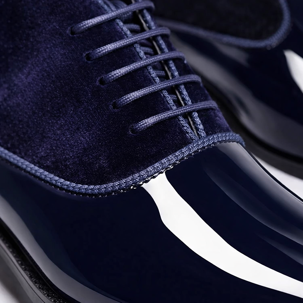 Alvaro Velvet Cap-Toe Oxford
