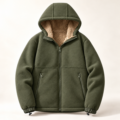 Aldridge Wool Hooded Jacket