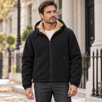 Aldridge Wool Hooded Jacket