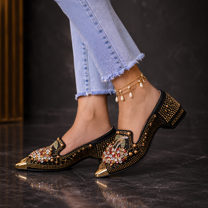 Cherry Glacé Heels