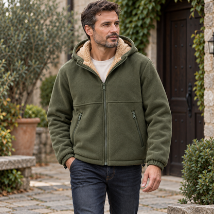 Aldridge Wool Hooded Jacket