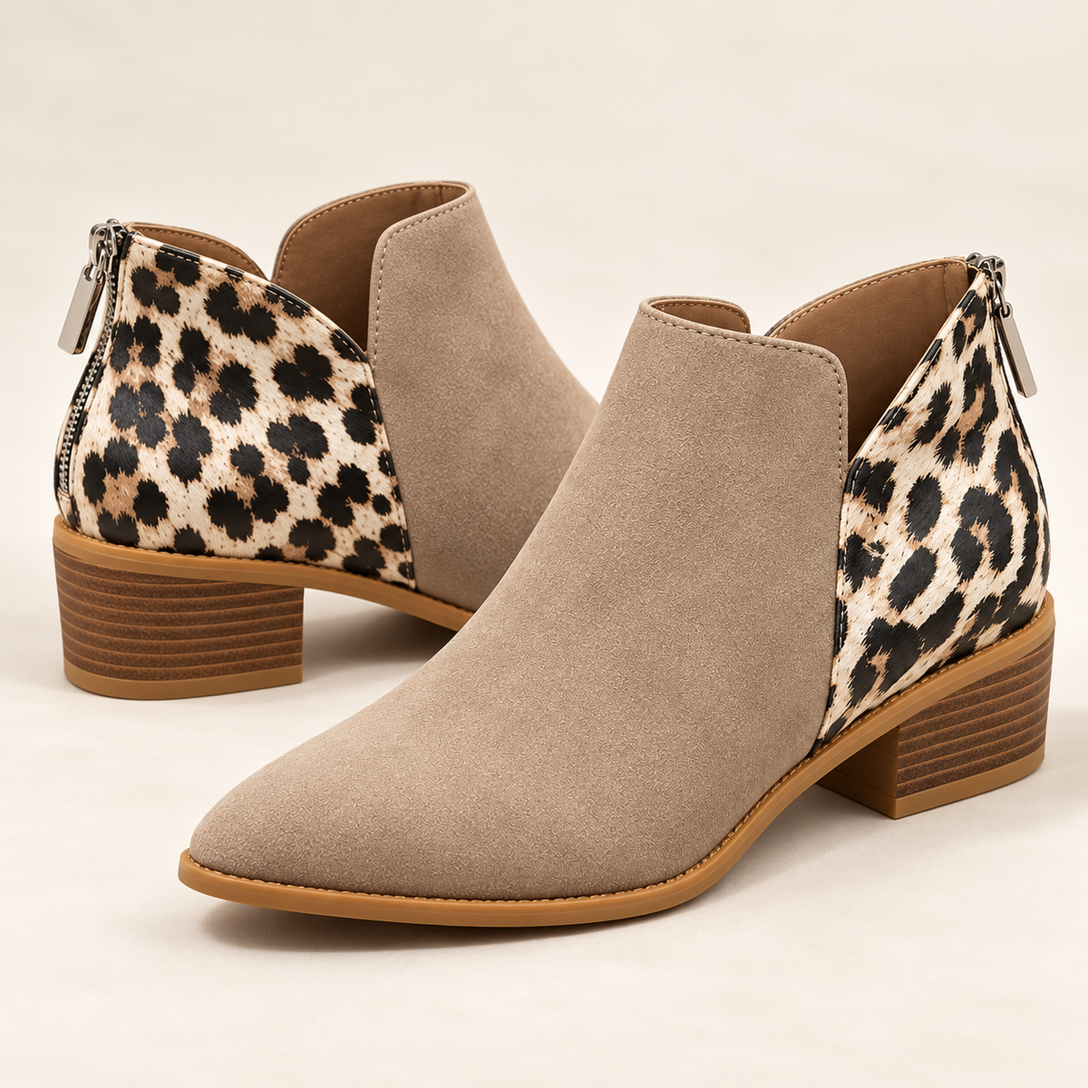 Vellora Leopard Leather Boots