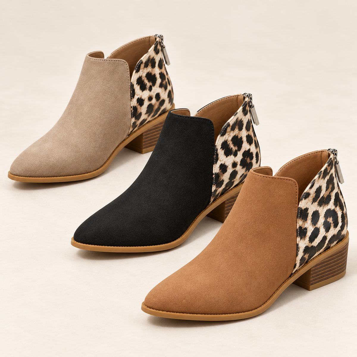 Vellora Leopard Leather Boots