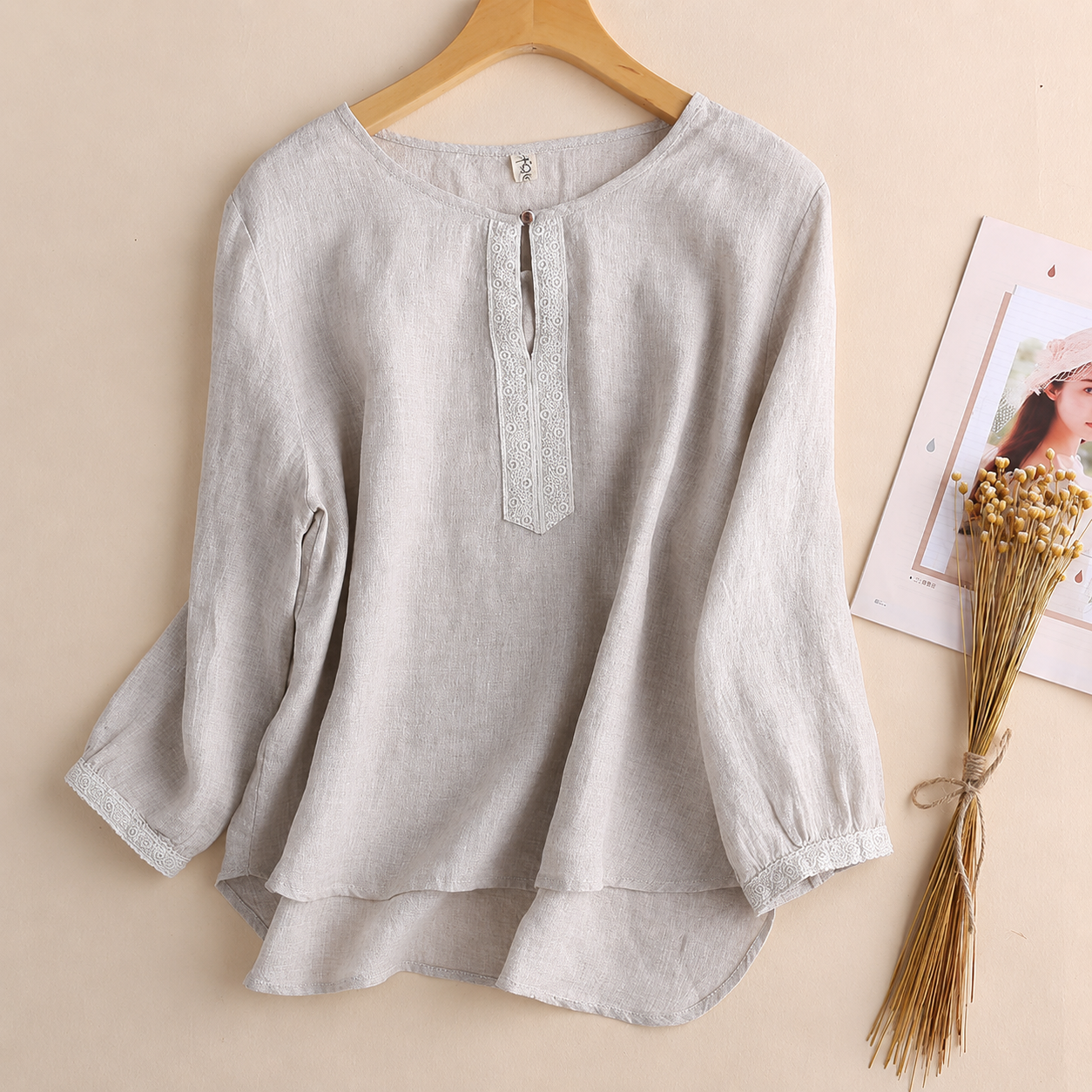 Liora Linen Blouse