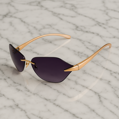 Carlo™ Rimless Polarized Sunglasses - Axel Ross