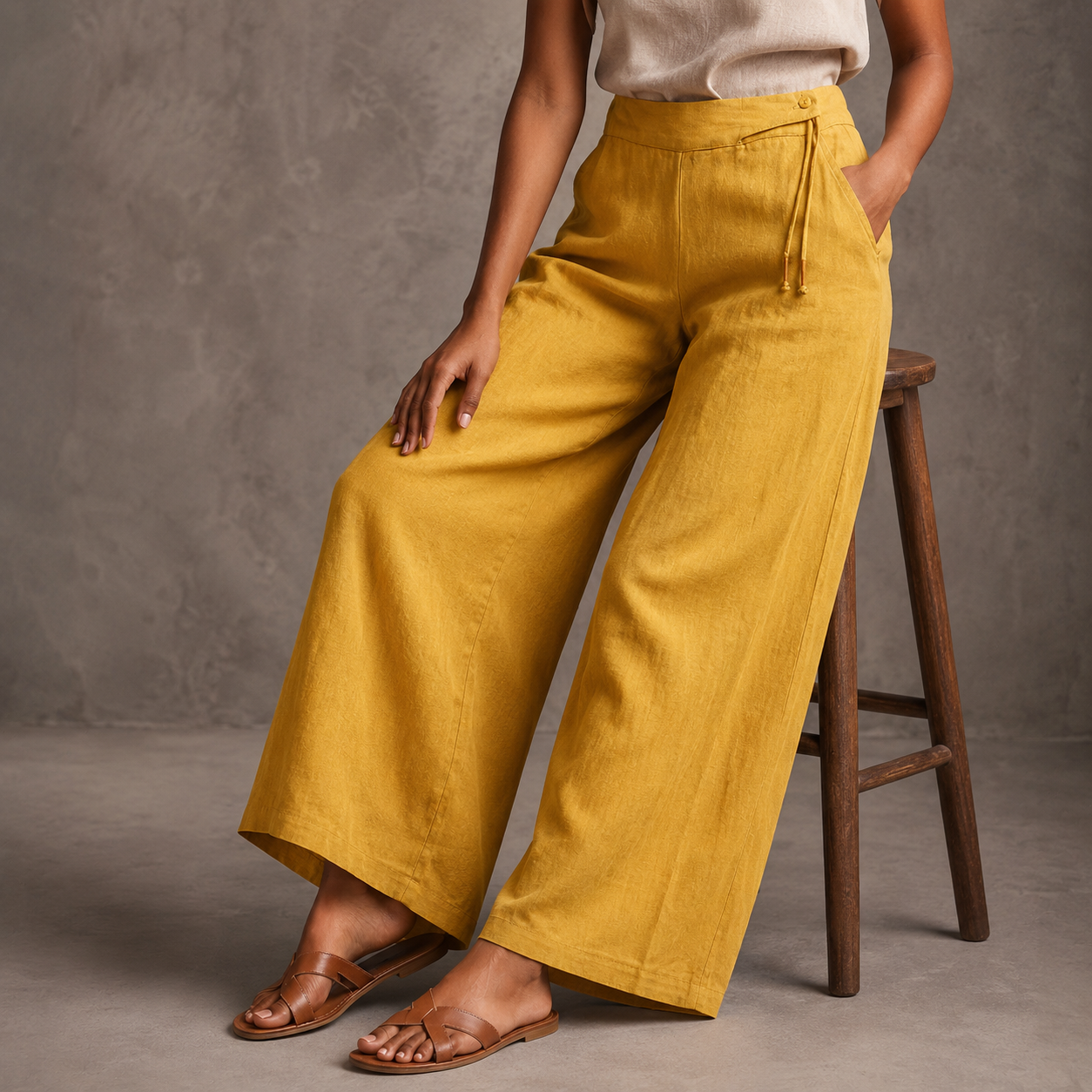 Elara Linen Pants