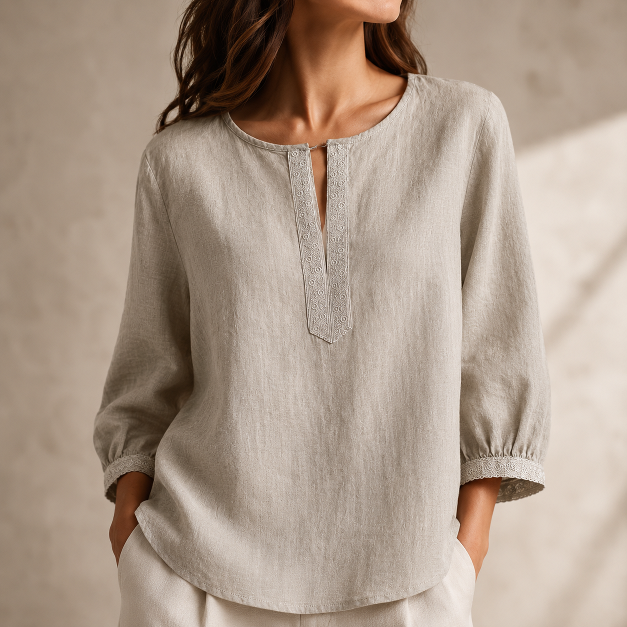 Liora Linen Blouse