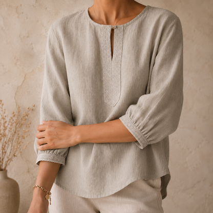 Liora Linen Blouse