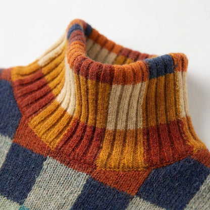 Esme Wool Patchwork Sweater