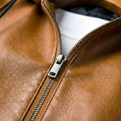 Blackridge Hooded Leather Jacket