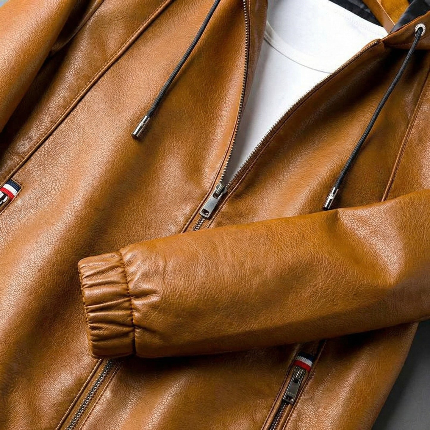 Blackridge Hooded Leather Jacket