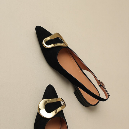 Elara Genuine Leather Slingback