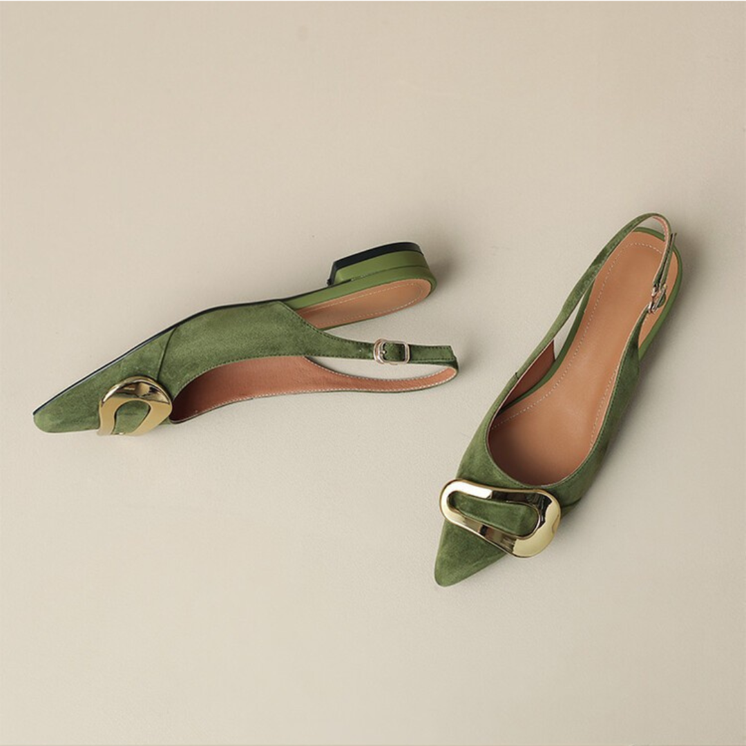 Elara Genuine Leather Slingback