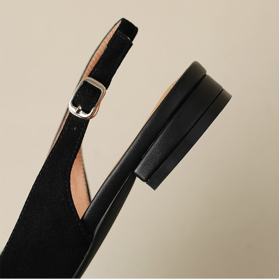 Elara Genuine Leather Slingback