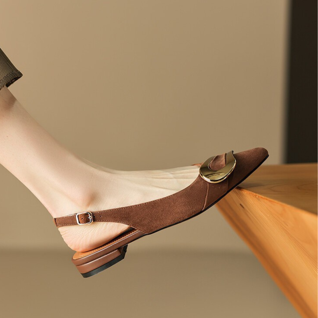 Elara Genuine Leather Slingback