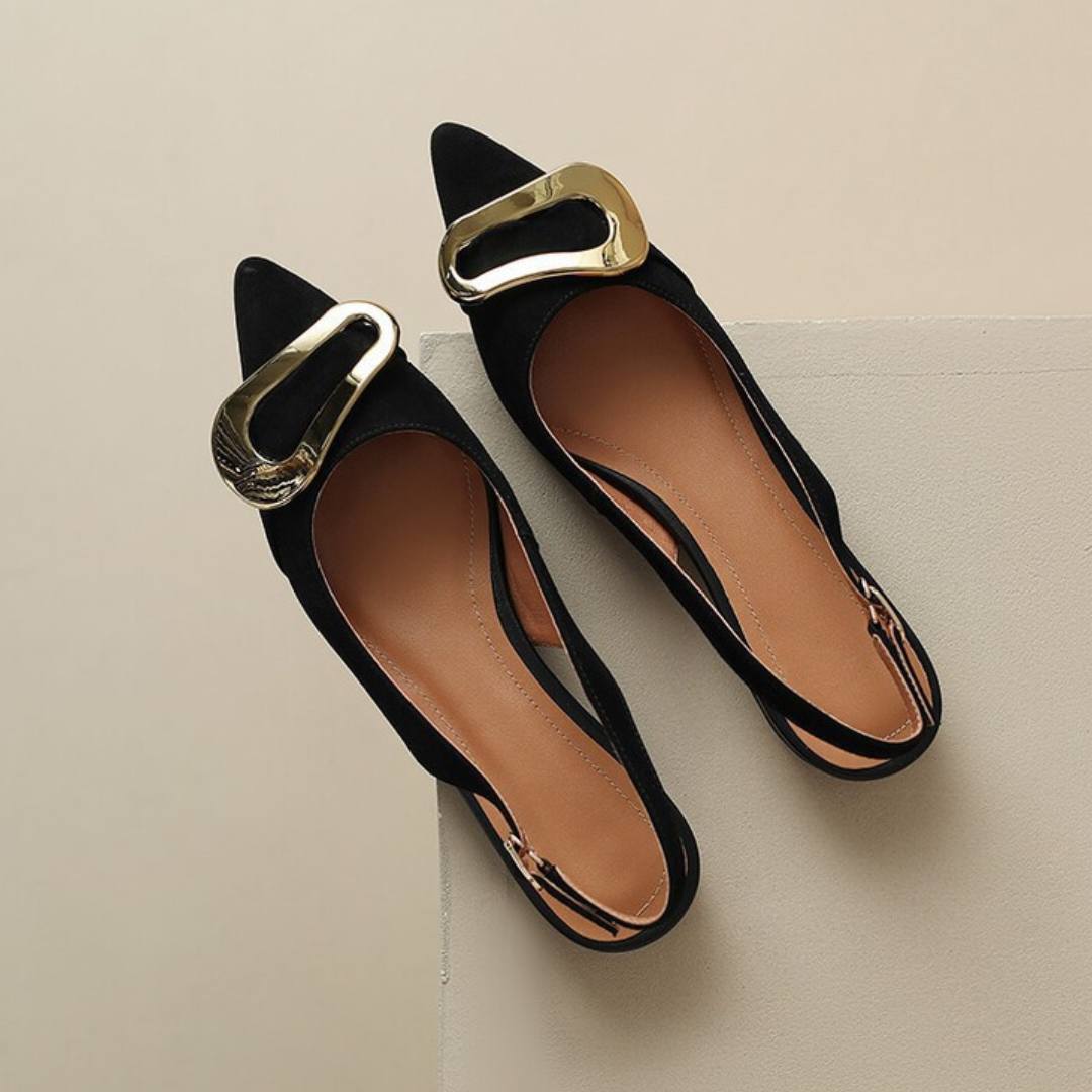 Elara Genuine Leather Slingback